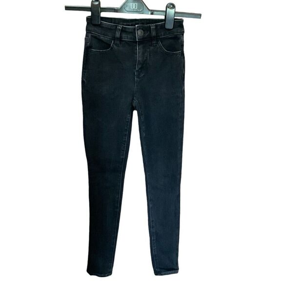 American Eagle Outfitters Jean Jeggings High Rise Black The Dream Jean Size 000 - Picture 1 of 15